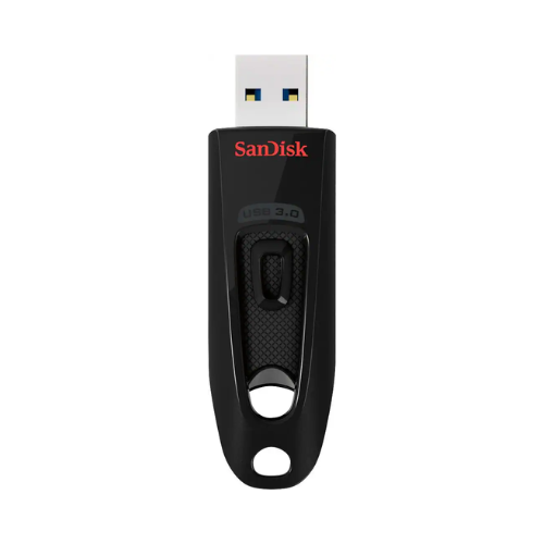 SanDisk Ultra 128GB USB 3.0 Flash Drive with High-Speed Data Transfer, Secure File Protection, and Compact Design