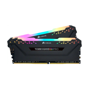 CORSAIR VENGEANCE RGB PRO 32GB DDR4 3600MHz Desktop Memory Kit with RGB Lighting, XMP 2.0, Black (2x16GB)