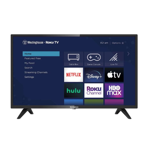 Westinghouse Refurbished 24-inch HD Roku Smart LED TV with Dolby Audio, Wi-Fi, HDMI, and Voice Control